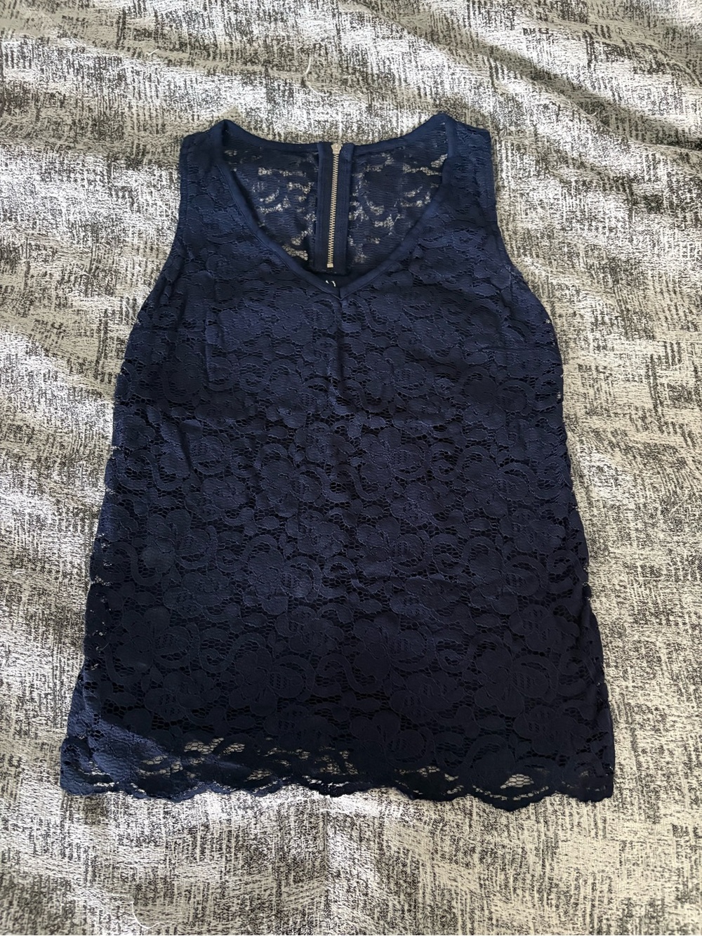 New York & Company Lace Tank Size XS